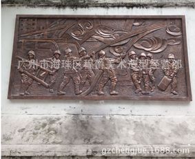 消防雕塑·墙饰浮雕 程爵精工的刚毅与守护